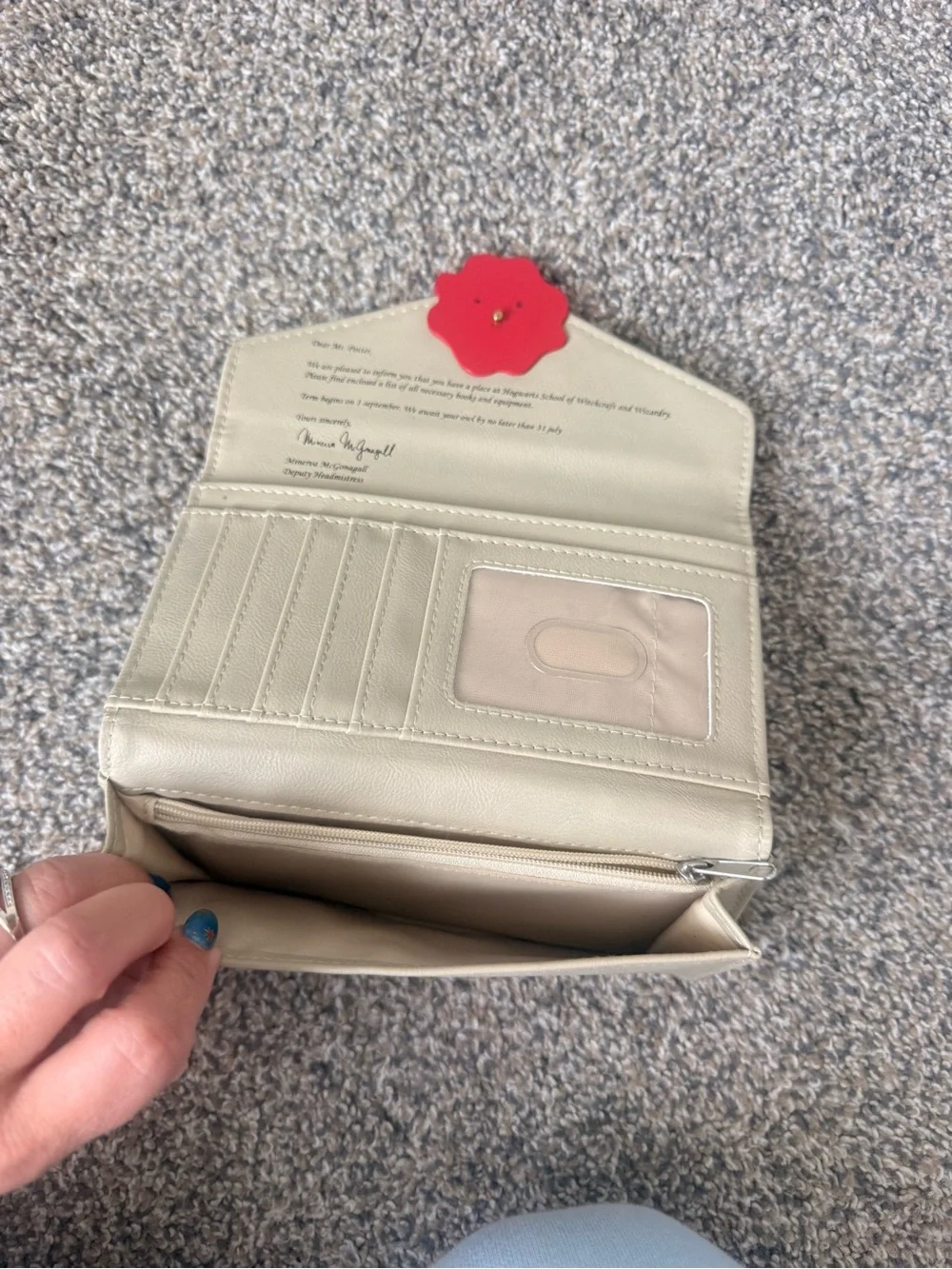 Loungefly Harry Potter Envelope Wallet with Red Seal